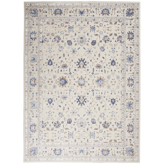 Nourison Silky Textures SLY09 Area Rug, Ivory, 7'10" x 10'6"