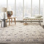 Nourison Silky Textures SLY09 Area Rug, Ivory, 7'10" x 10'6"