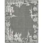 Nourison Symmetry SMM02 Area Rug, Grey/Beige, 7'9" x 9'9"