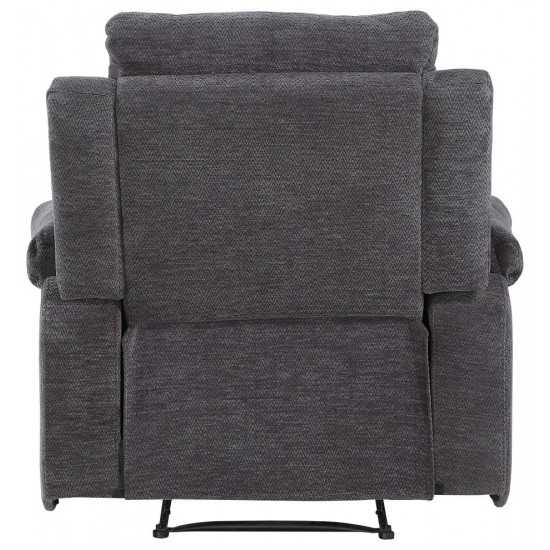 ACME Elijah Recliner, Slate Blue Chenille