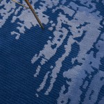 Nourison Symmetry SMM02 Area Rug, Navy/Blue, 5'3" x 7'9"