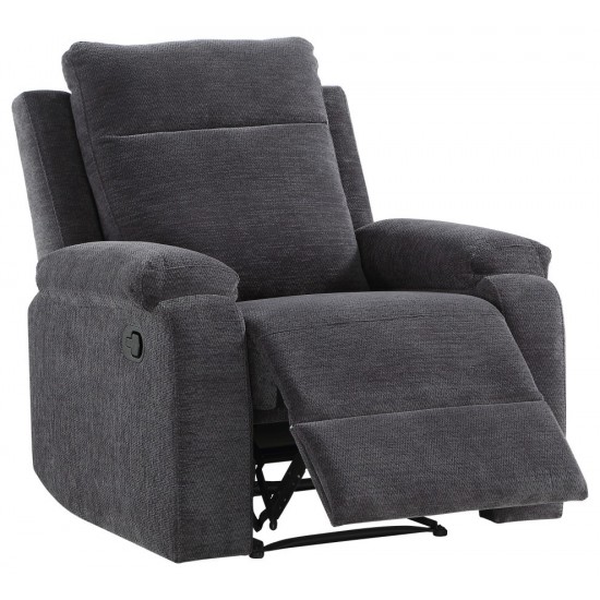 ACME Elijah Recliner, Slate Blue Chenille