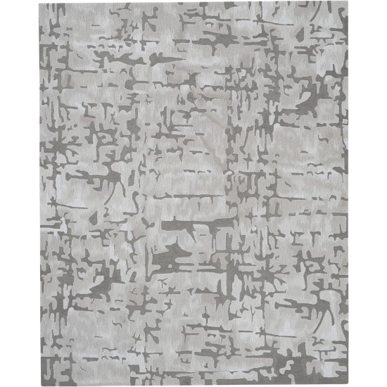 Nourison Symmetry SMM03 Area Rug, Ivory/Taupe, 7'9" x 9'9"