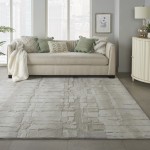 Nourison Symmetry SMM04 Area Rug, Ivory/Beige, 8'6" x 11'6"