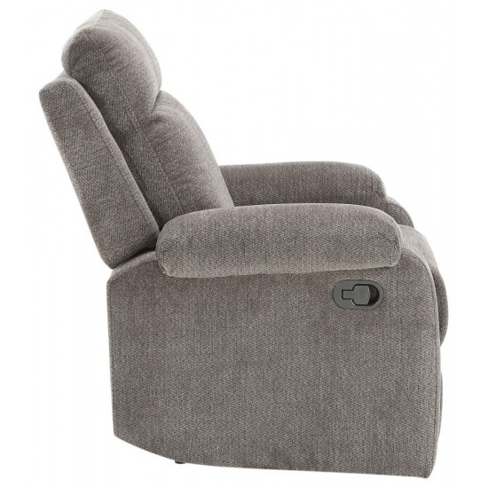 ACME Elijah Loveseat w/Console (Motion), Charcoal Chenille