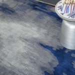 Nourison Symmetry SMM10 Area Rug, Grey/Blue, 5'3" x 7'9"