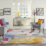 Nourison Symmetry SMM11 Area Rug, Multicolor, 7'9" x 9'9"