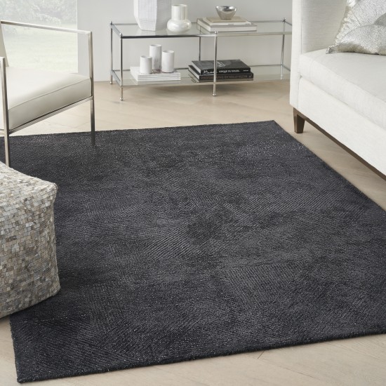 Michael Amini Ma30 Star SMR01 Area Rug, Black, 4' x 6'