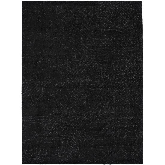 Michael Amini Ma30 Star SMR01 Area Rug, Black, 7'9" x 9'9"