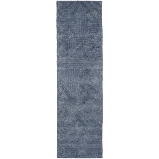 Michael Amini Ma30 Star SMR01 Runner Rug, Blue, 2'3" x 8'