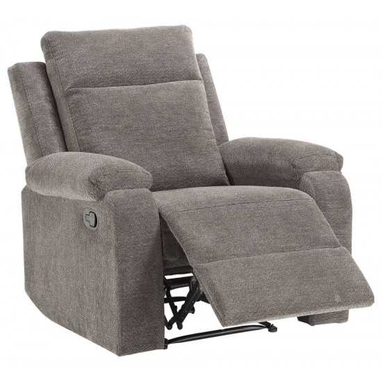 ACME Elijah Recliner, Charcoal Chenille