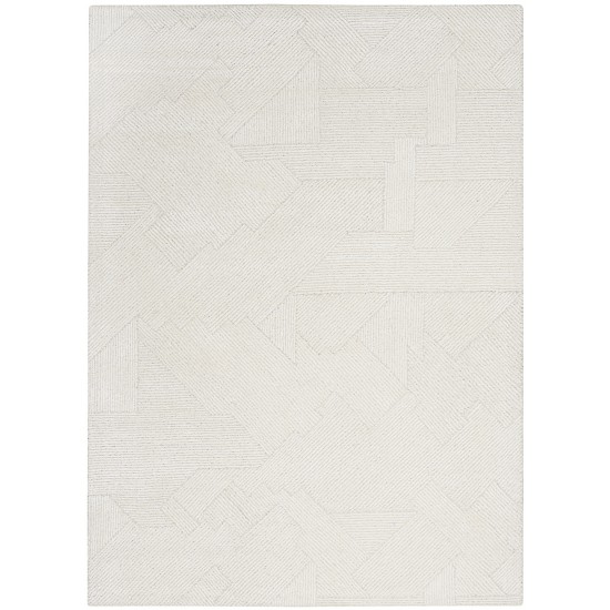 Michael Amini Ma30 Star SMR01 Area Rug, Ivory, 4' x 6'