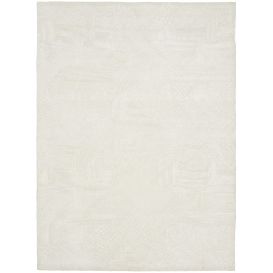 Michael Amini Ma30 Star SMR01 Area Rug, Ivory, 7'9" x 9'9"