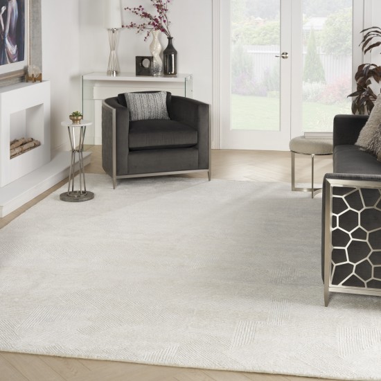 Michael Amini Ma30 Star SMR01 Area Rug, Ivory, 7'9" x 9'9"