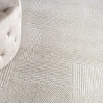 Michael Amini Ma30 Star SMR01 Area Rug, Ivory, 8'6" x 11'6"