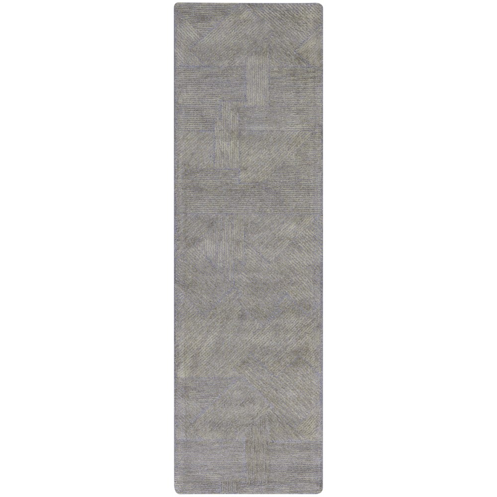 Michael Amini Ma30 Star SMR01 Runner Rug, Slate, 2'3" x 8'