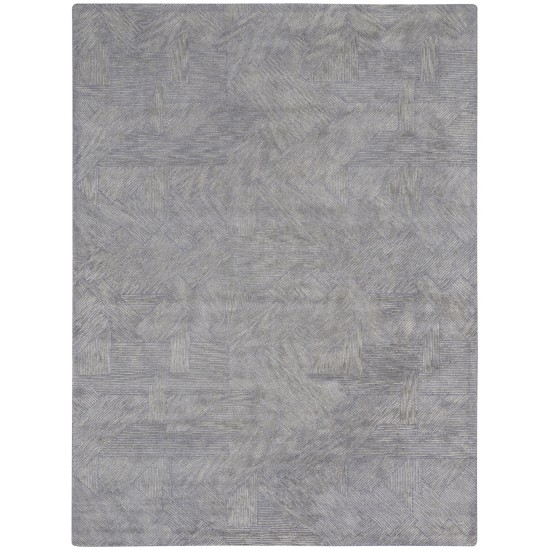 Michael Amini Ma30 Star SMR01 Area Rug, Slate, 7'9" x 9'9"