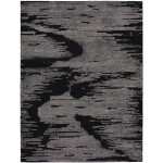 Michael Amini Ma30 Star SMR02 Area Rug, Black/Ivory, 9'9" x 13'9"