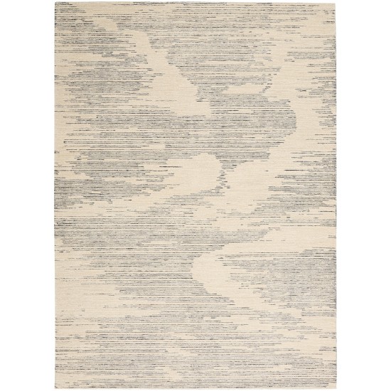 Michael Amini Ma30 Star SMR02 Area Rug, Ivory/Grey, 4' x 6'