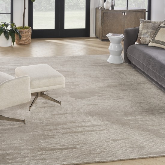 Michael Amini Ma30 Star SMR02 Area Rug, Taupe/Ivory, 7'9" x 9'9"