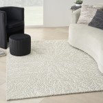 Michael Amini Ma30 Star SMR03 Area Rug, Ivory, 4' x 6'