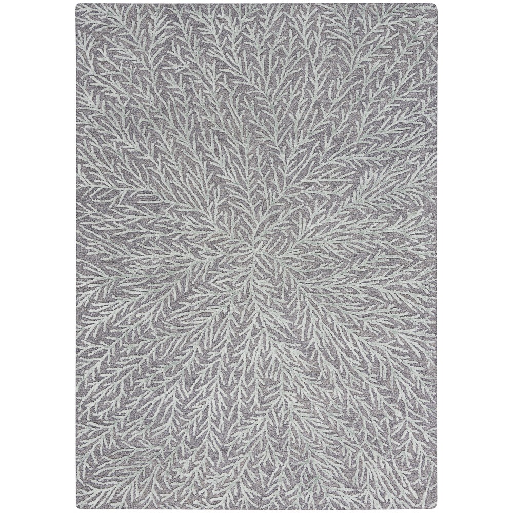 Michael Amini Ma30 Star SMR03 Area Rug, Slate/Teal, 5'3" x 7'3"