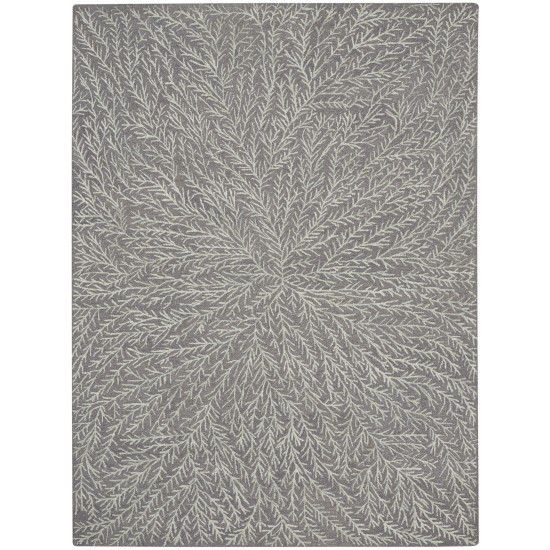 Michael Amini Ma30 Star SMR03 Area Rug, Slate/Teal, 7'9" x 9'9"