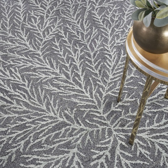 Michael Amini Ma30 Star SMR03 Area Rug, Slate/Teal, 9'9" x 13'9"
