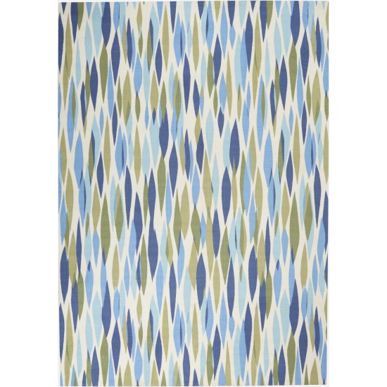 Waverly Sun N' Shade SND01 Area Rug, Seaglass, 10' x 13'