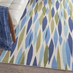 Waverly Sun N' Shade SND01 Area Rug, Seaglass, 4'3" x 6'3"