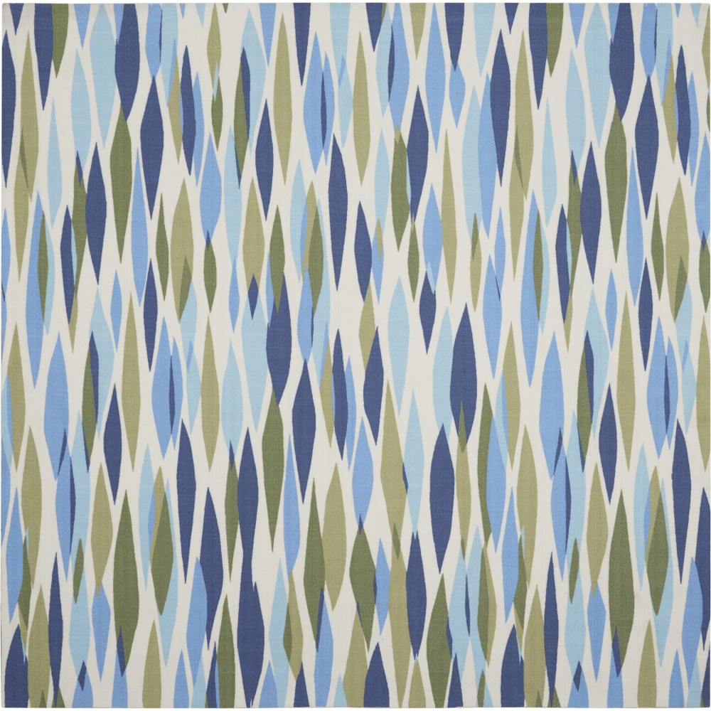 Waverly Sun N' Shade SND01 Area Rug, Seaglass, 8'6" x Square Waverly Sun N' Shade SND01 Area Rug, Seaglass, 8'6" x Square