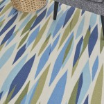 Waverly Sun N' Shade SND01 Area Rug, Seaglass, 8'6" x Square