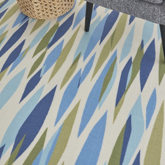 Waverly Sun N' Shade SND01 Area Rug, Seaglass, 8'6" x Square