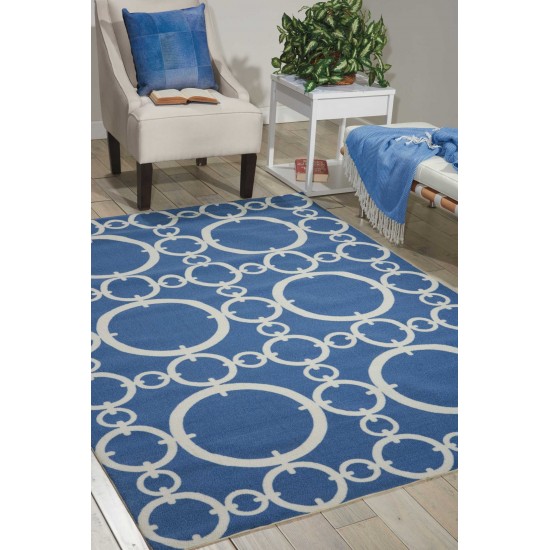 Waverly Sun N' Shade SND02 Area Rug, Navy, 10' x 13'