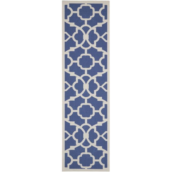 Waverly Sun N' Shade SND04 Runner Rug, Lapis, 2'3" x 8'