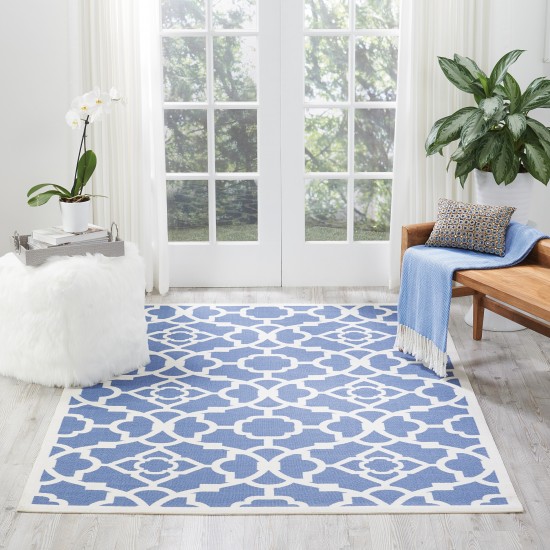 Waverly Sun N' Shade SND04 Area Rug, Lapis, 5'3" x 7'5"