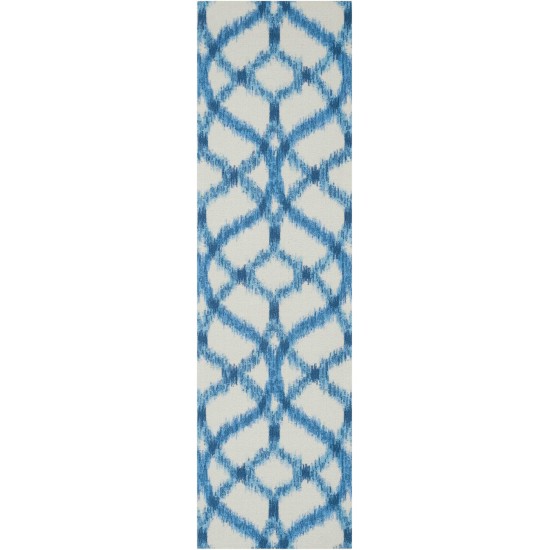 Waverly Sun N' Shade SND05 Runner Rug, Aegean, 2'3" x 8'