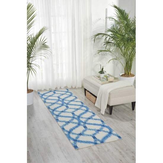 Waverly Sun N' Shade SND05 Runner Rug, Aegean, 2'3" x 8'