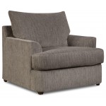 ACME Firminus Chair, 2-Tone Brown Chenille