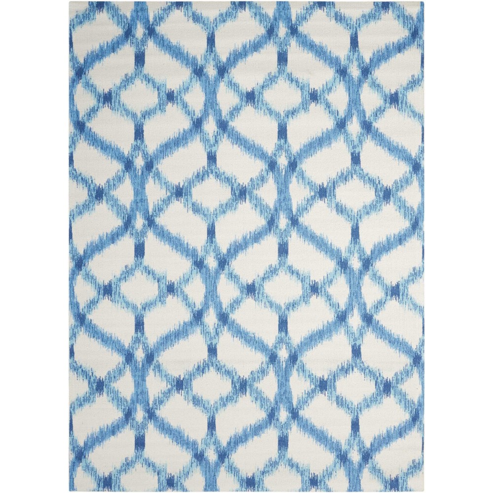 Waverly Sun N' Shade SND05 Area Rug, Aegean, 8'6" x Square Waverly Sun N' Shade SND05 Area Rug, Aegean, 8'6" x Square