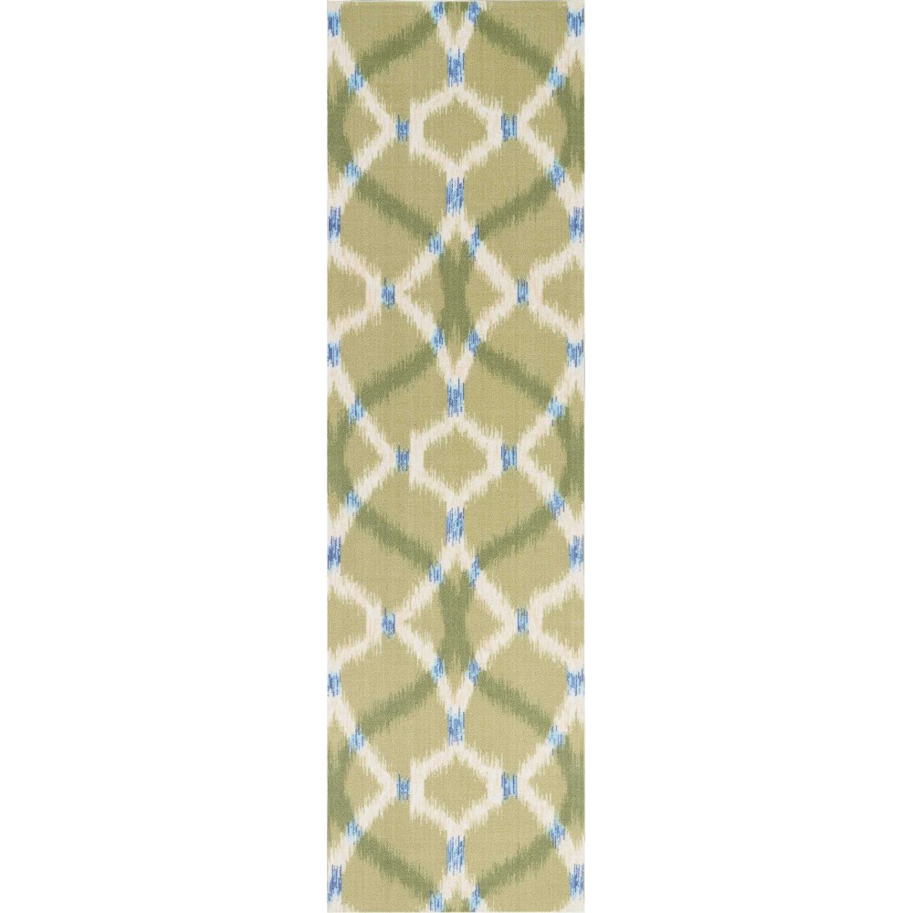 Waverly Sun N' Shade SND05 Runner Rug, Avocado, 2'3" x 8'