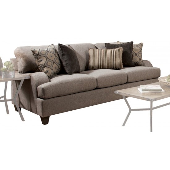 ACME Cantia Loveseat, 2-Tone Gray Fabric