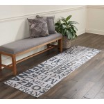 Waverly Sun N' Shade SND10 Runner Rug, Graphite, 2'3" x 8'