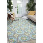 Waverly Sun N' Shade SND16 Area Rug, Jade, 4'3" x 6'3"