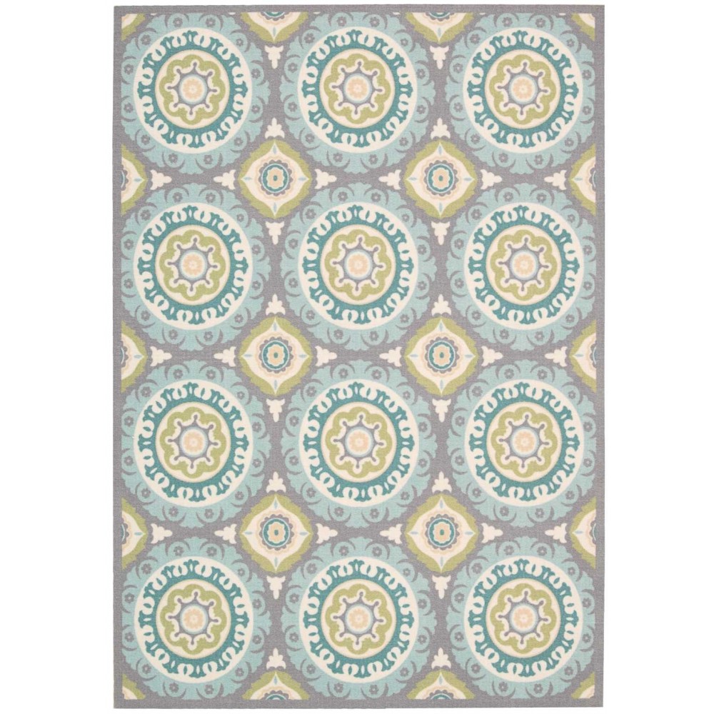 Waverly Sun N' Shade SND16 Area Rug, Jade, 5'3" x Square Waverly Sun N' Shade SND16 Area Rug, Jade, 5'3" x Square
