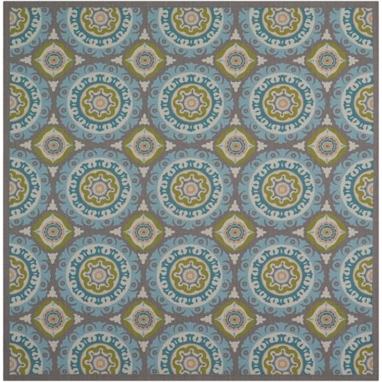 Waverly Sun N' Shade SND16 Area Rug, Jade, 6'6" x Square