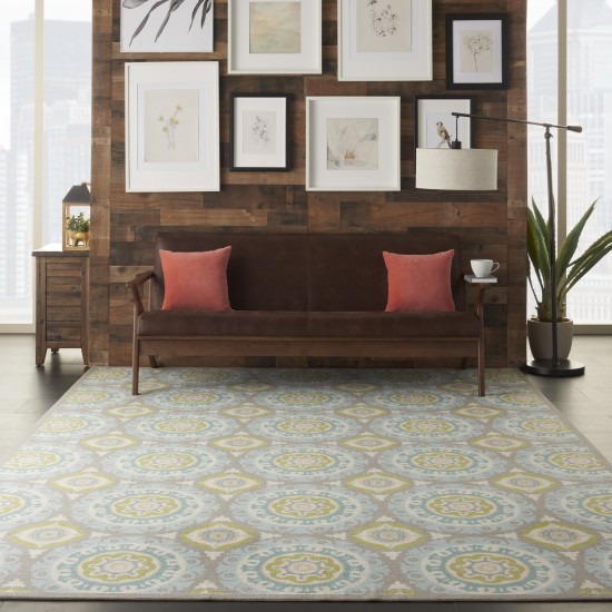 Waverly Sun N' Shade SND16 Area Rug, Jade, 7'9" x 10'10"