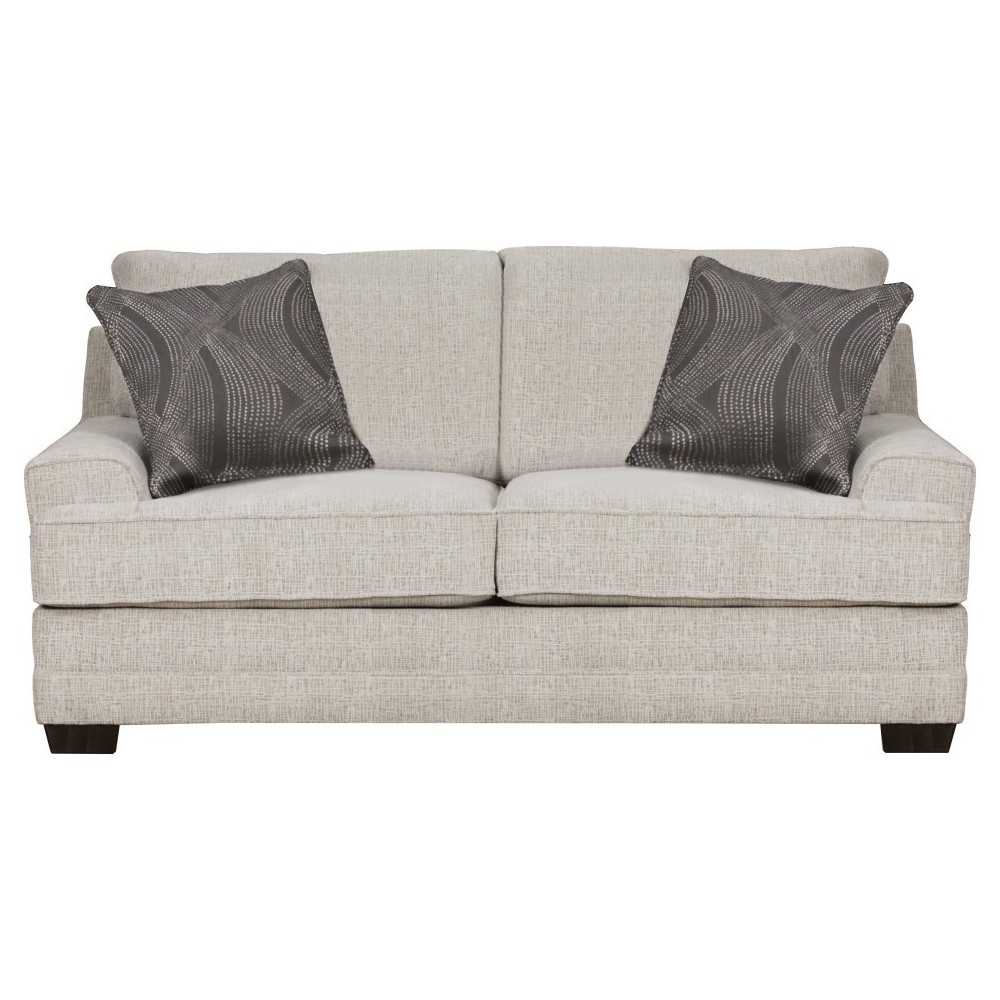 ACME Avedia Loveseat, Beige/Gray Chenille