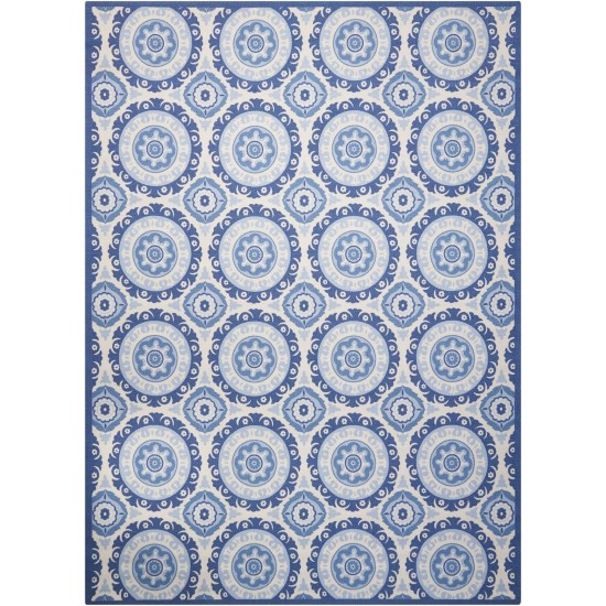 Waverly Sun N' Shade SND16 Area Rug, Navy, 10' x 13'