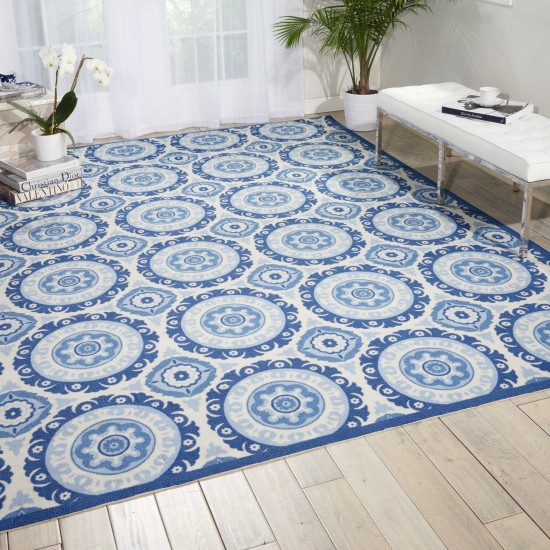 Waverly Sun N' Shade SND16 Area Rug, Navy, 10' x 13'